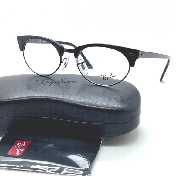 New Ray-Ban Frames Black Glasses RB3946V 8049 52-19-145 Glasses Clubmaster